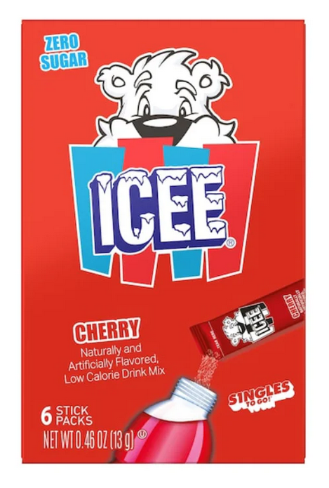 ICEE Cherry Sugar Free Drink Mix 6ct