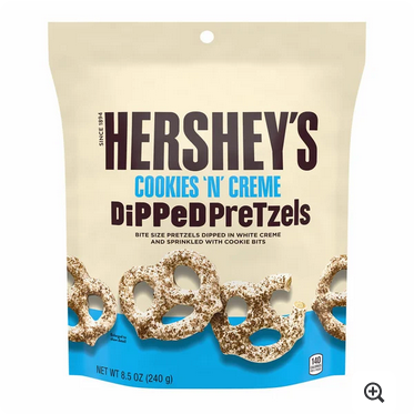 Hershey's Cookies 'n' Creme Dipped Pretzels