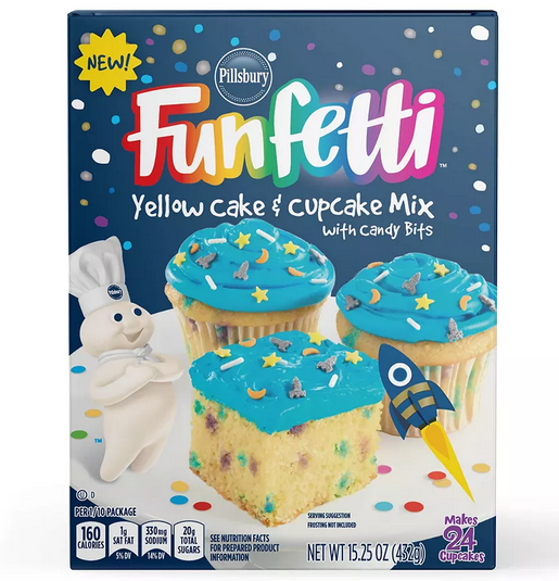 Funfetti Galaxy Cake Mix, 15.25 Oz