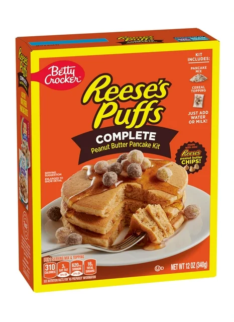 Betty Crocker REESE's PUFFS Peanut Butter Pancake Mix 12oz