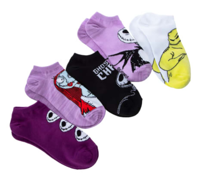 The Nightmare Before Christmas Ladies No-Show Socks