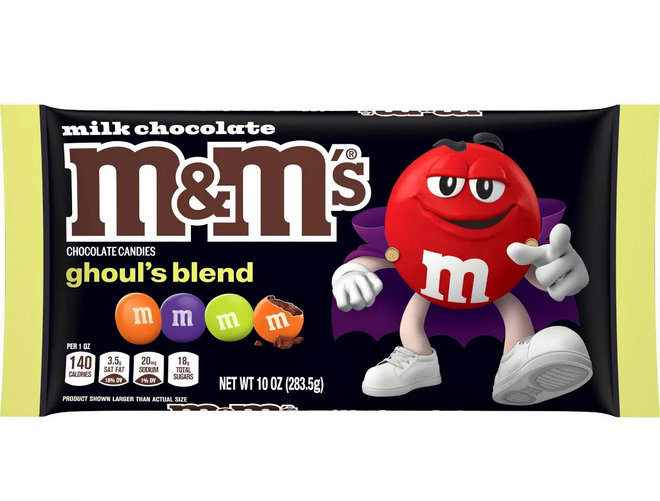 M&M'S Halloween Ghoul's Mix Milk Chocolate Candy Bag - 10oz