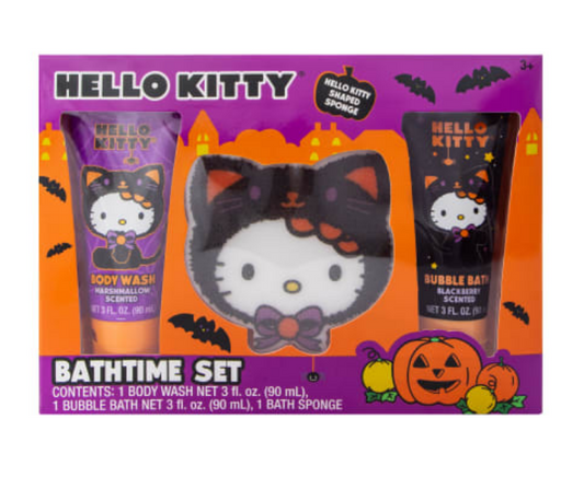 Hello Kitty Halloween Bathtime Set