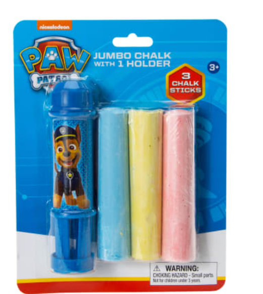 Paw Patrol™ Jumbo Chalk With Holder 4-Piece Set