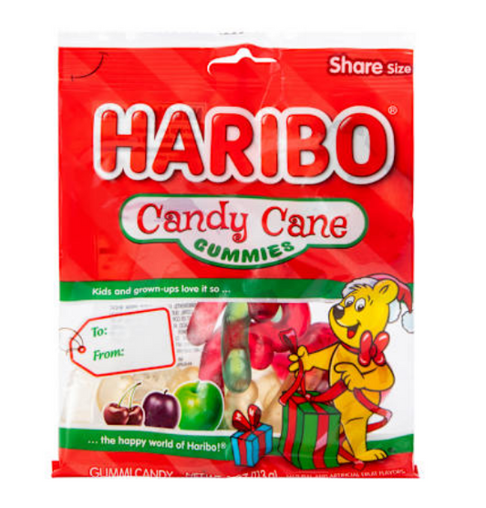 Haribo® Candy Cane Holiday Gummies 4oz