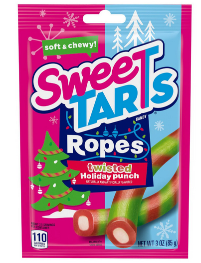 Sweetarts Ropes Twisted Holiday Punch, Rope Candy 3 oz