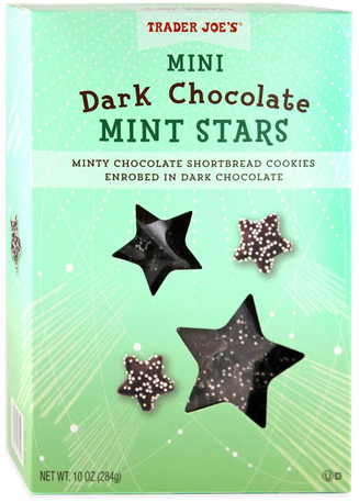 Trader Joe's Mini Dark Chocolate Mint Stars