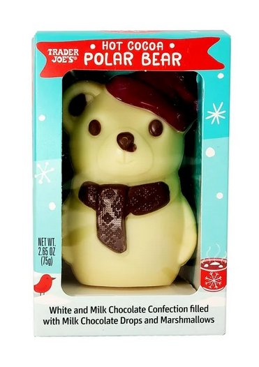 Trader Joe's hot cocoa polar bear