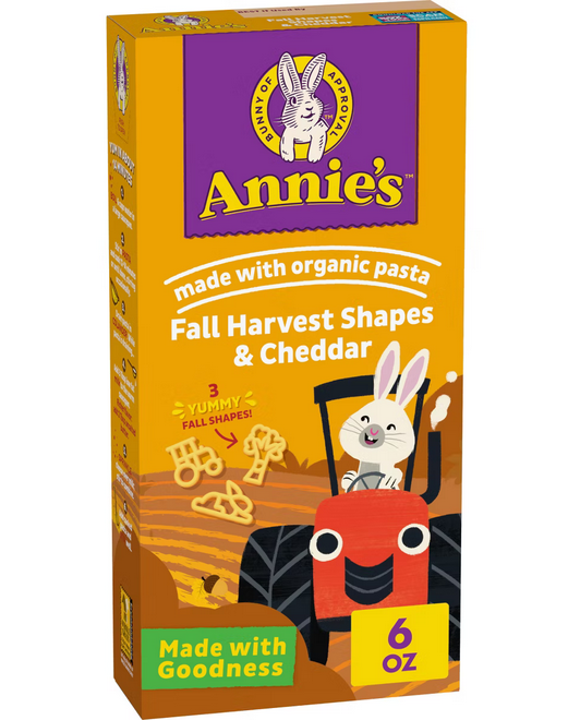 Annie's Fall Harvest Shapes & Cheddar Mac and Cheese - 6oz