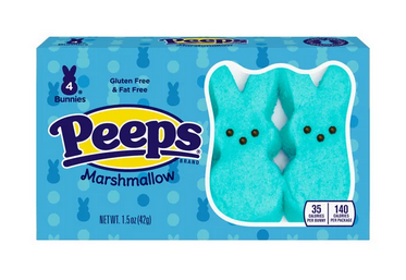 Peeps Marshmallow Bunnies Blue