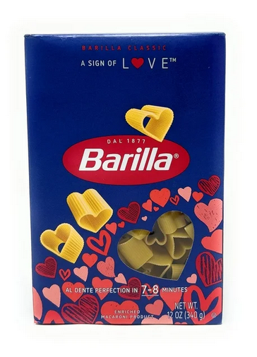 Barilla Sign Of Love Heart Shaped Pasta 12Oz - 1 Box