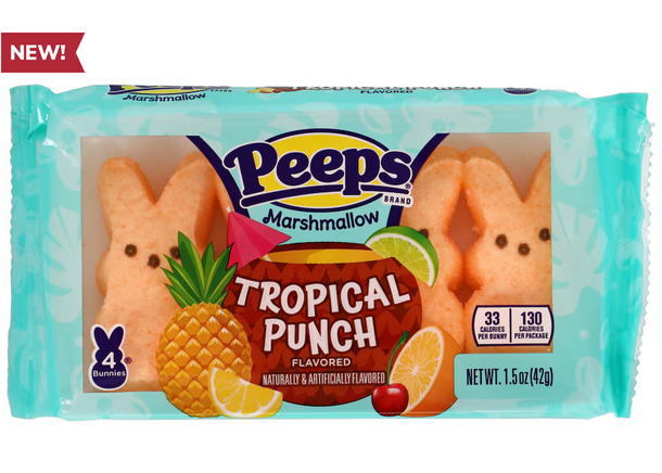 Peeps Marshmallow Tropical Punch Bunnies