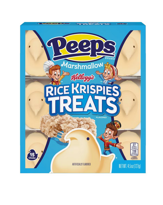 Peeps Rice Krispie Treats Flavored Marshmallow Chicks - 4.5oz