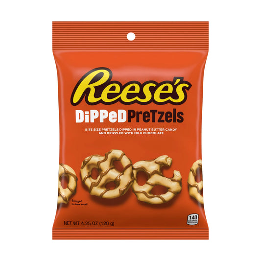 Reese's Milk Chocolate Peanut Butter Dipped Pretzels 4.25oz bag