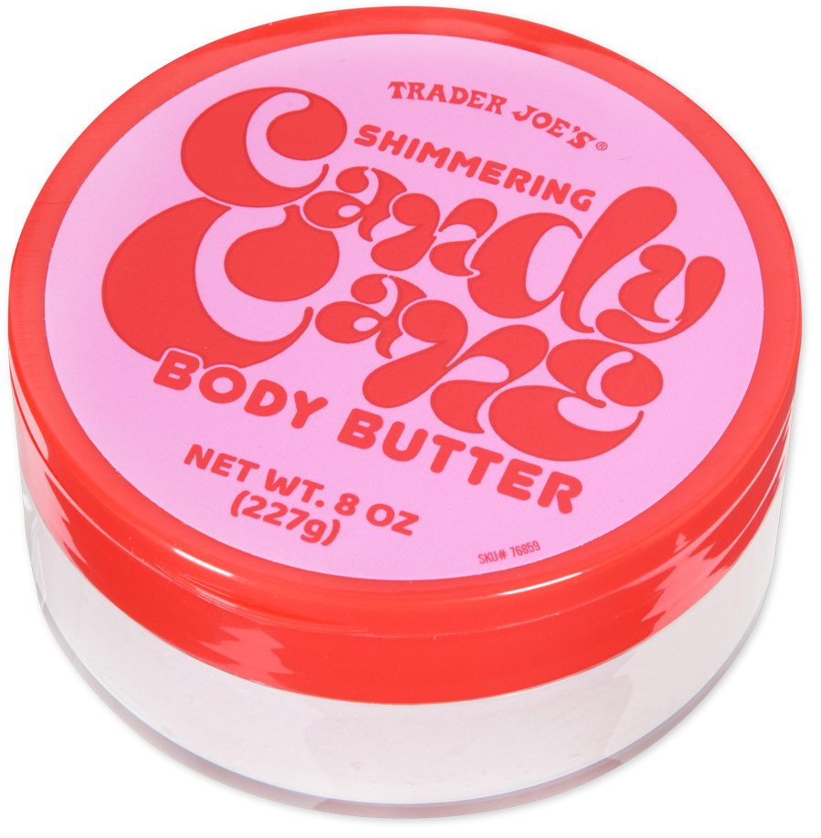 Trader Joe's Shimmering Candy Cane Body Butter