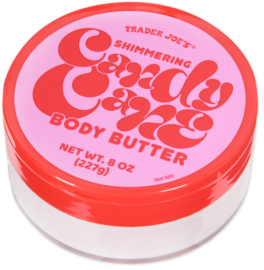 Trader Joe's Shimmering Candy Cane Body Butter