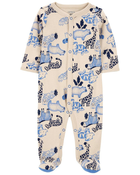 Carters Baby Safari Snap-Up Cotton Sleep & Play