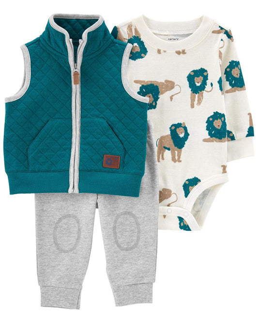 Carters Baby 3-Piece Little Vest Set