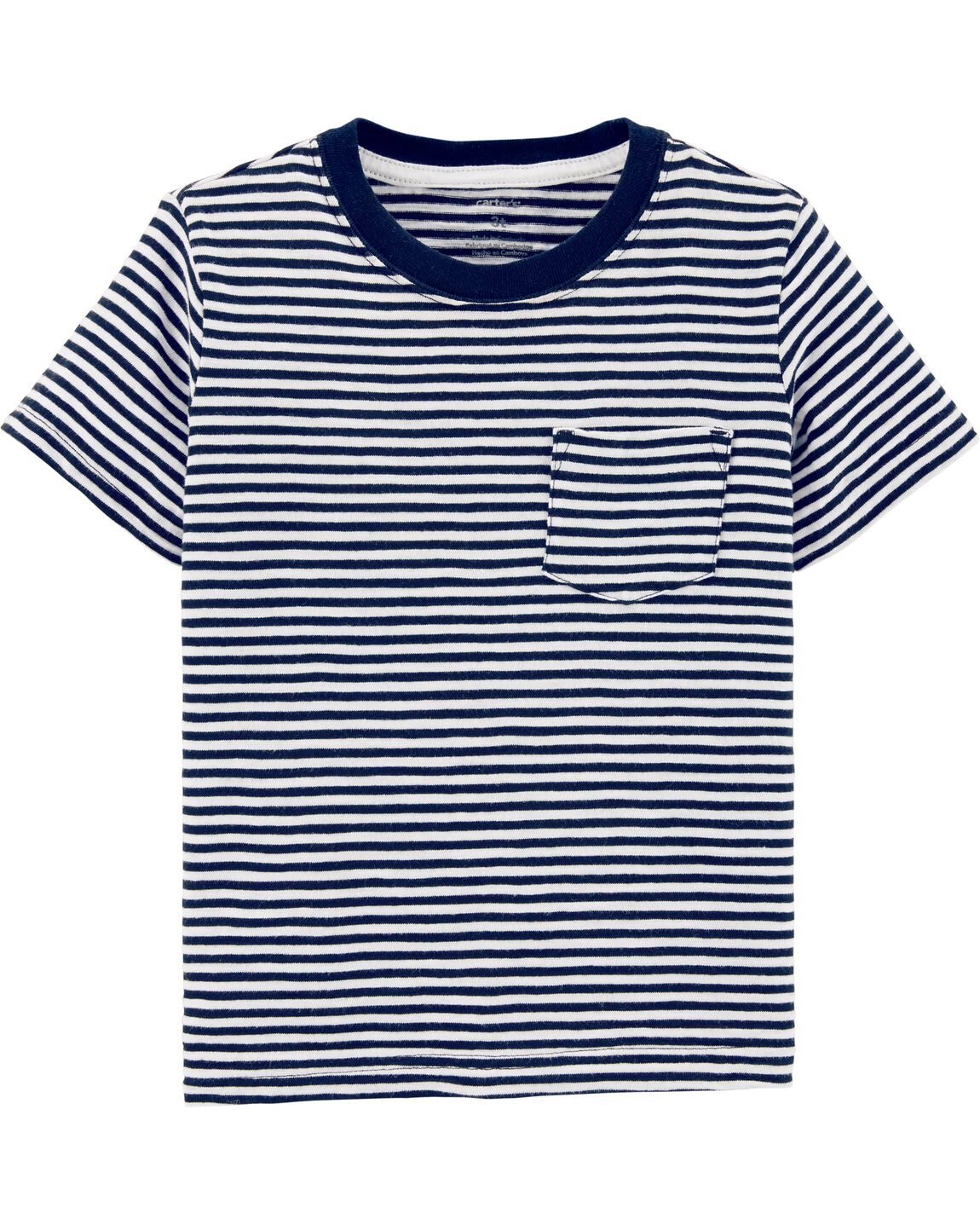 Carters Toddler Striped Pocket Tee