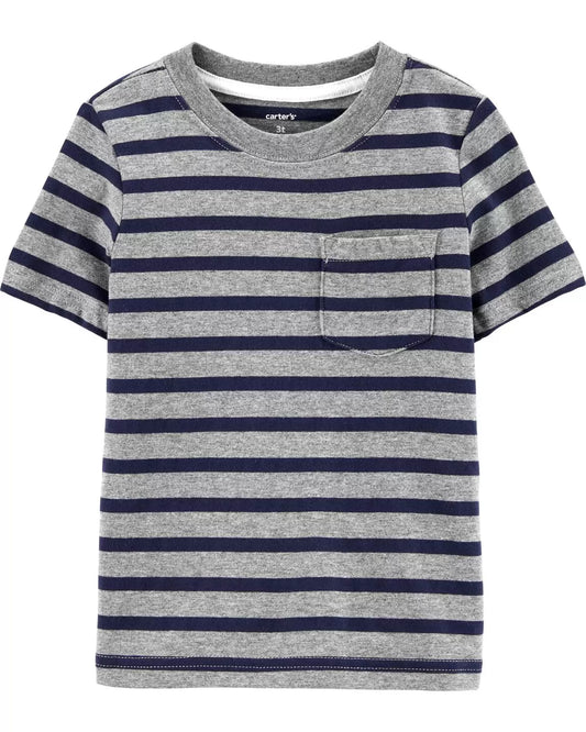 Carters Toddler Striped Pocket Tee