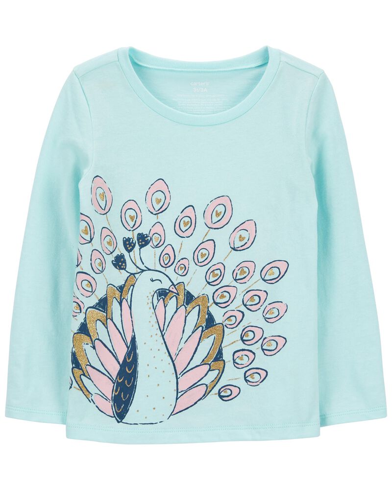 Carters Toddler Peacock Jersey Tee