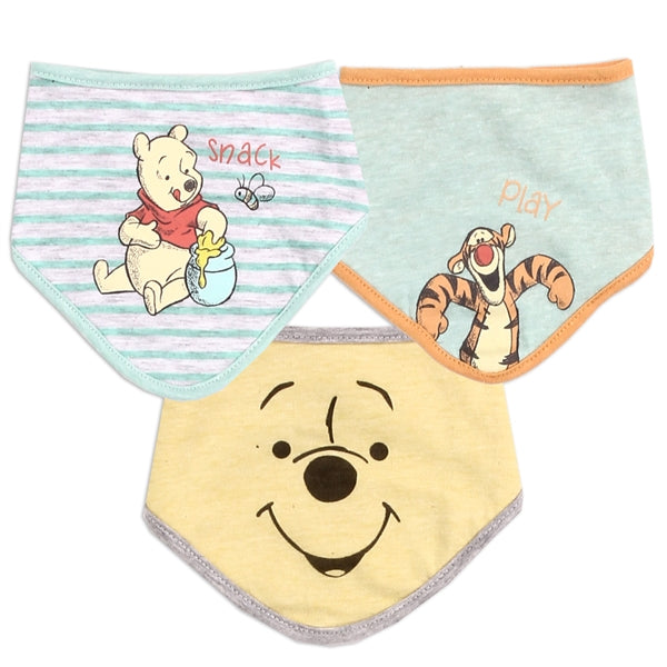 WINNIE THE POOH 0-12M 3PK Bibs