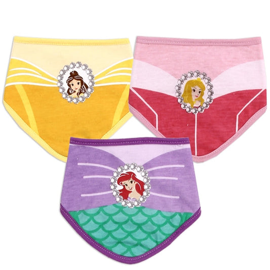 PRINCESS 0-12M 3PK Bibs