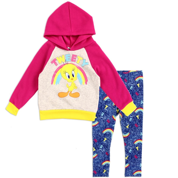 TWEETY Girls Toddler 2PC Fleece Legging Set