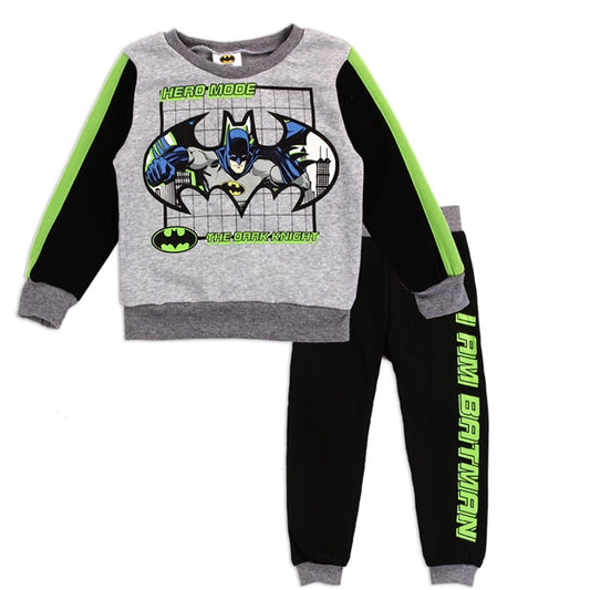 BATMAN Boys Toddler 2PC Crew Neck Set