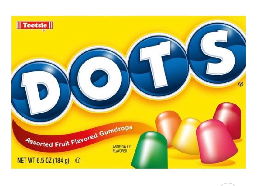 Dots Assorted Fruit Flavored Gumdrops