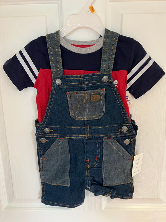 Lee Overalls & T Shirt